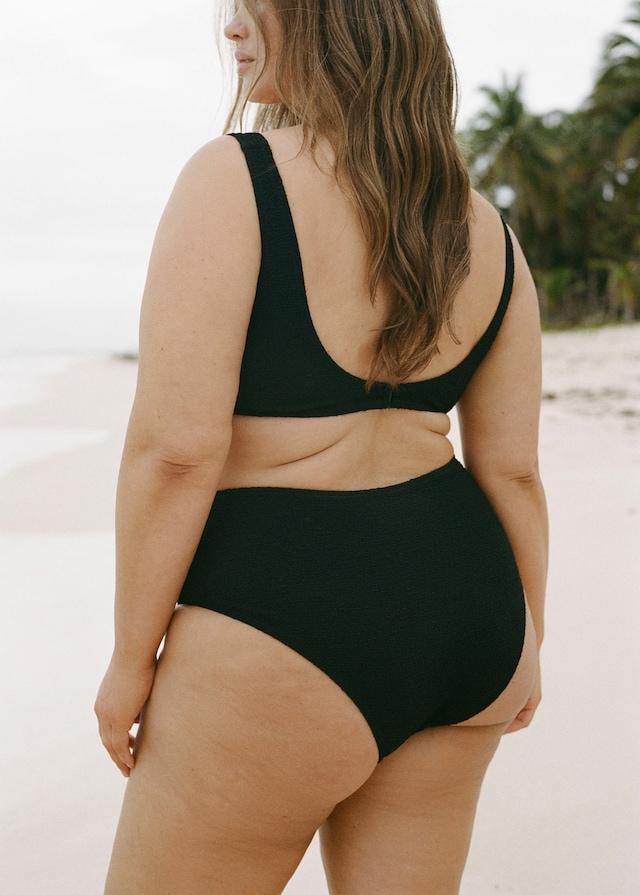 Mango Bikini-Top mit Frottee-Effekt Große Rabatte