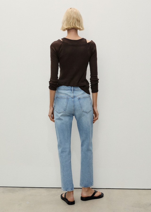 Mango Mom-Jeans mit hohem Bund Mom2000 Saisonale Angebote