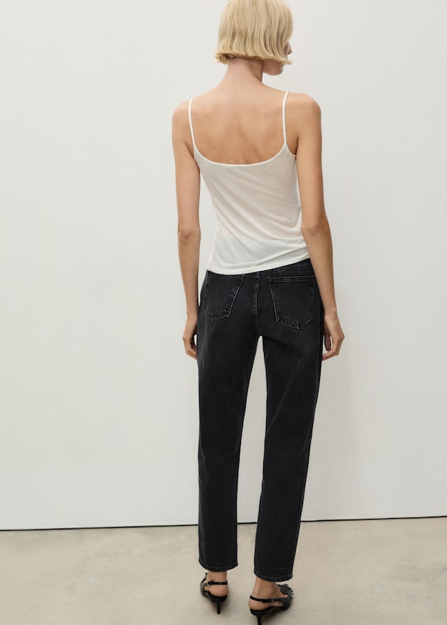 Mango Mom-Jeans mit hohem Bund Mom2000 Kauf eins, bekomm eins gratis