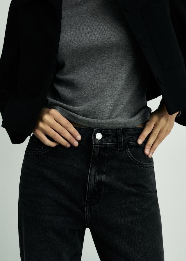 Mango Mom-Jeans mit hohem Bund Mom2000 Kauf eins, bekomm eins gratis