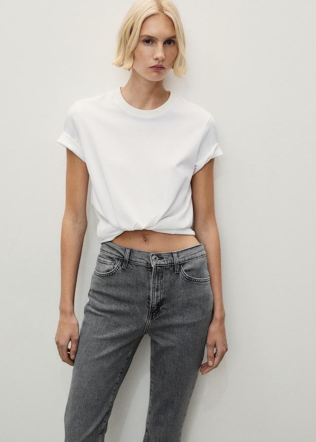 Mango Slim-Jeans in Cropped-Länge Claudia Tägliche Deals