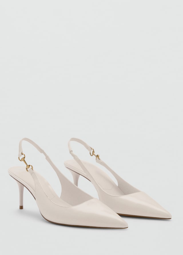 Mango Pumps mit Gliederdetail Riesige Ersparnisse