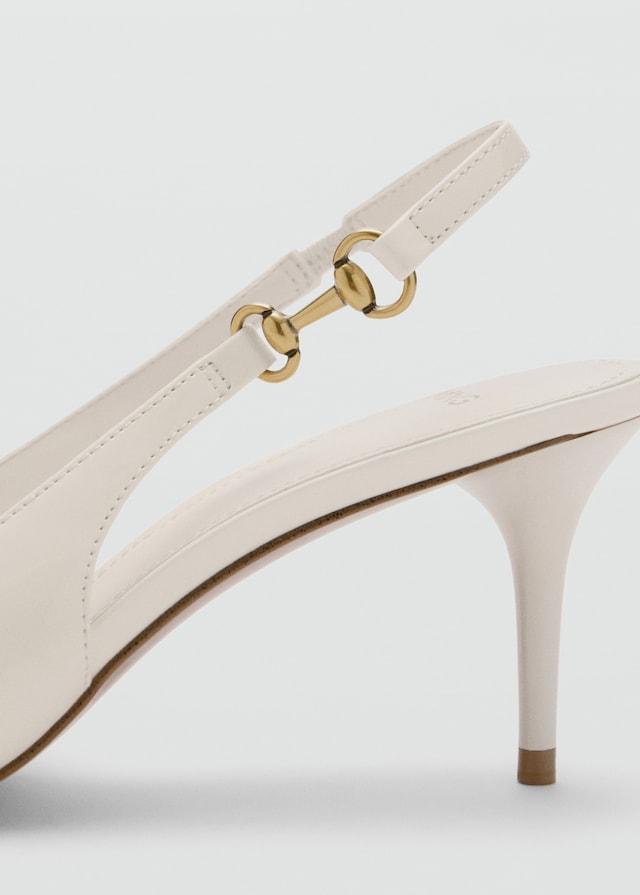 Mango Pumps mit Gliederdetail Riesige Ersparnisse