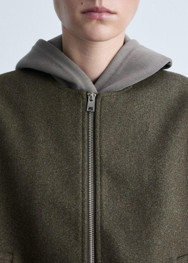 Mango Bomberjacke mit gerafften Details Bis zu 60% Rabatt