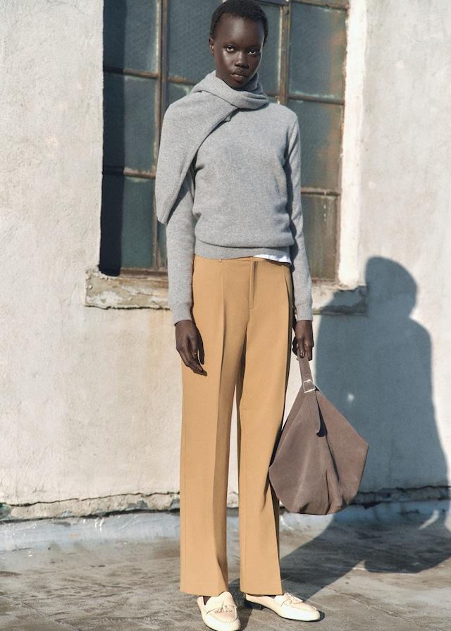 Mango Gerade Bundfaltenhose Bis zu 55% Rabatt