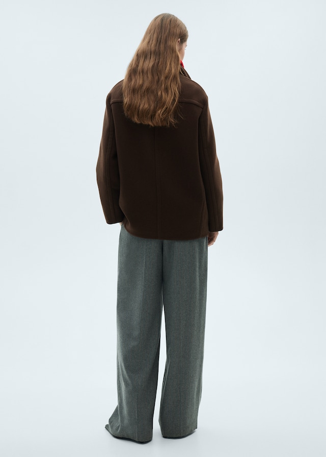 Mango Kurzer Mantel aus Schurwolle Hotsell