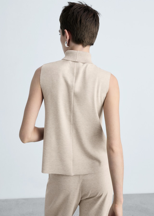 Mango Stricktop mit Rollkragen Sonderangebot