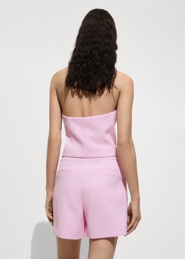Mango Gerade Shorts mit mittlerer Bundhöhe Valentinstagsangebot