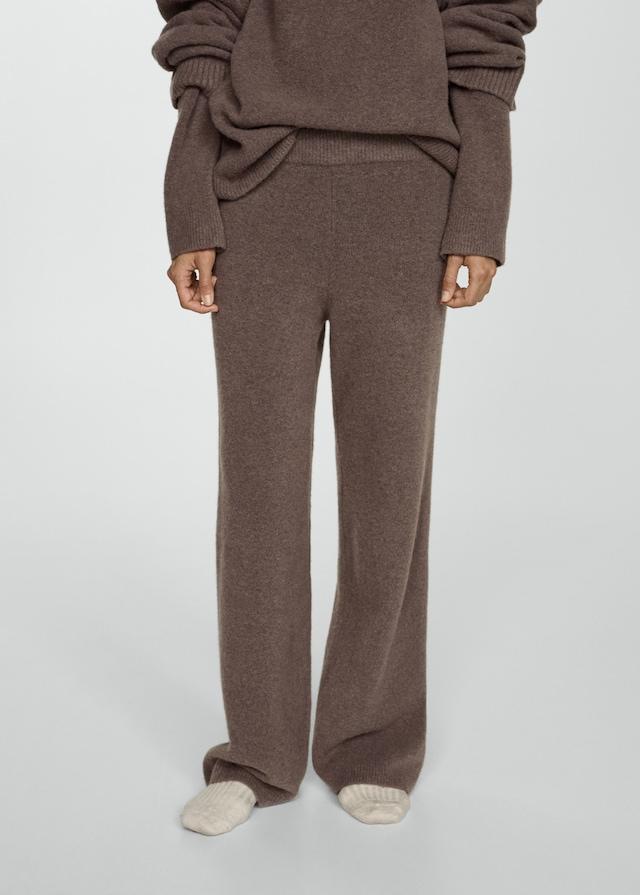 Mango Gerade Strickhose Neueste Mode