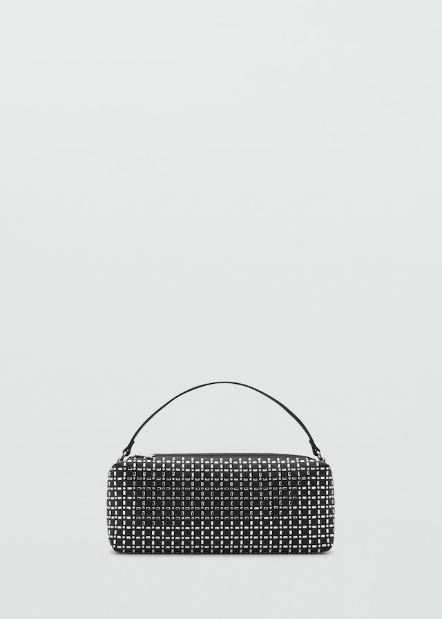 Mango Mini-Bag mit Kristallsteinverzierung Bestseller