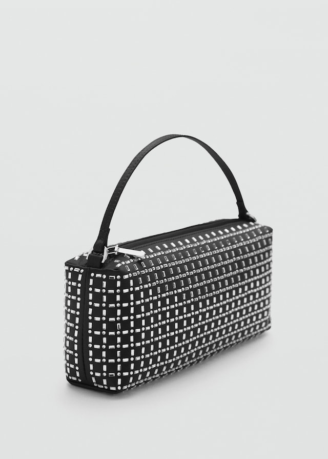 Mango Mini-Bag mit Kristallsteinverzierung Bestseller