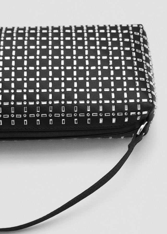 Mango Mini-Bag mit Kristallsteinverzierung Bestseller