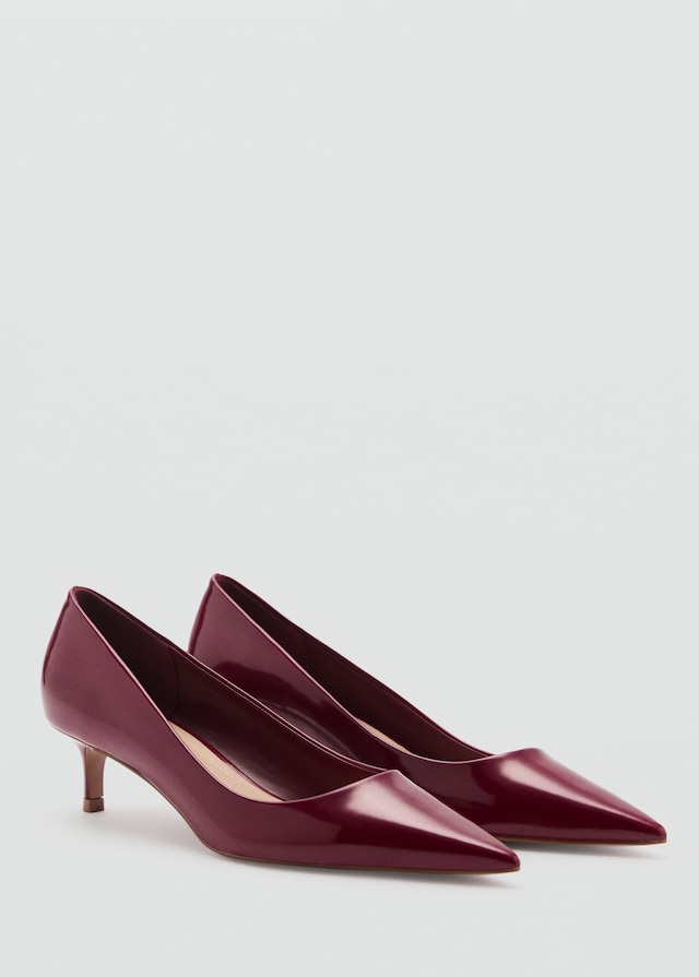 Mango Kitten-Schuh mit Lackeffekt Kauf eins, bekomm eins gratis