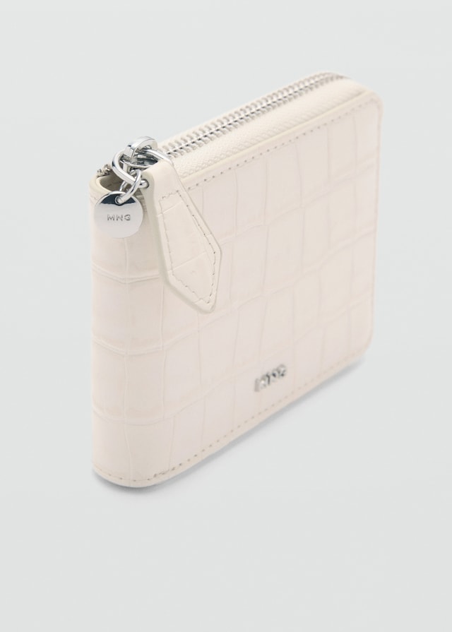 Mango Mini-Brieftasche mit Krokoleder-Effekt Wochenangebot