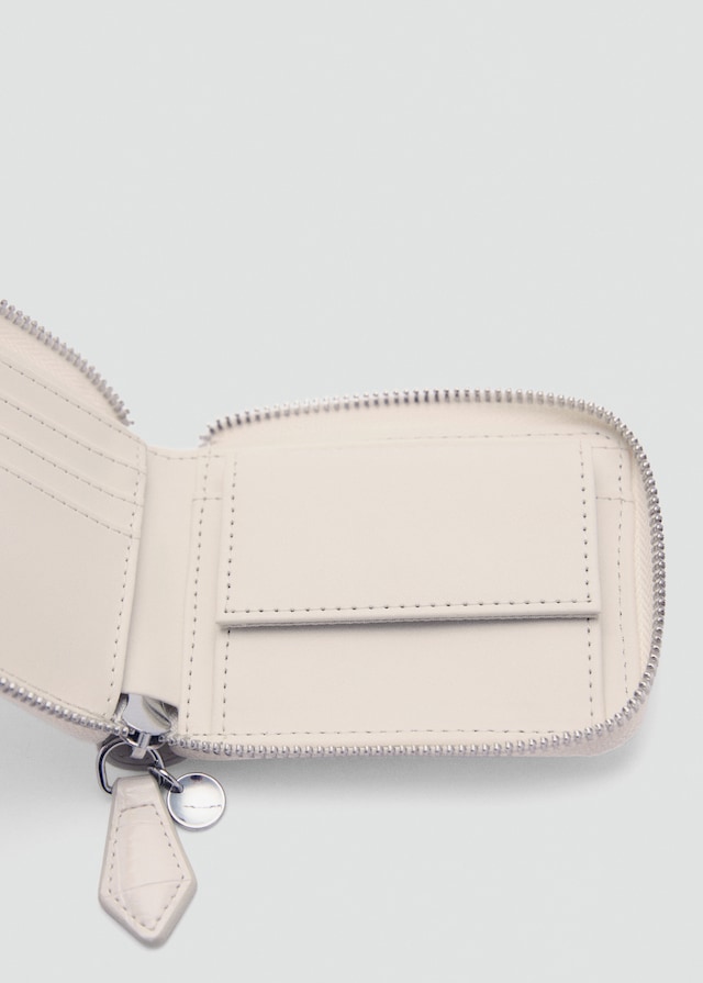 Mango Mini-Brieftasche mit Krokoleder-Effekt Wochenangebot