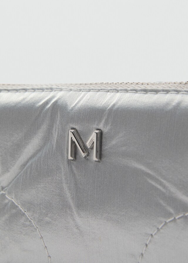 Mango Zip-Geldbörse mit Logo Letzte 3 Tage