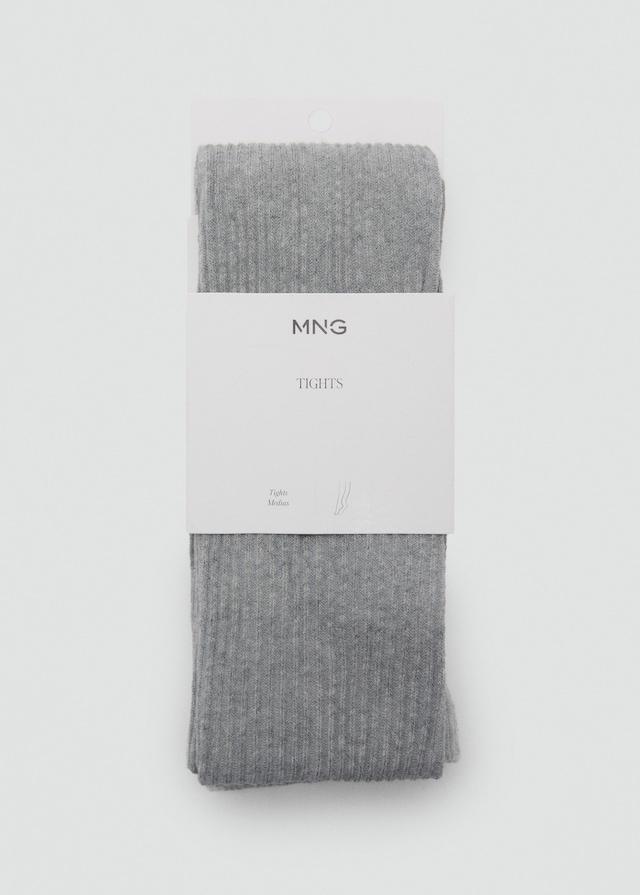 Mango Strumpfhose mit Rippmuster Clearance-Verkauf