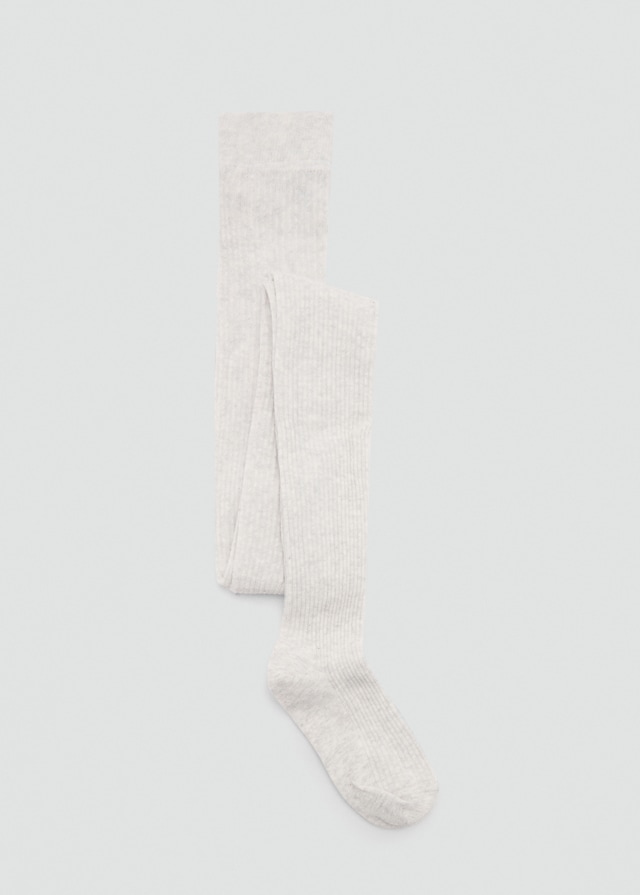 Mango Strumpfhose mit Rippmuster Kostenloser Versand international