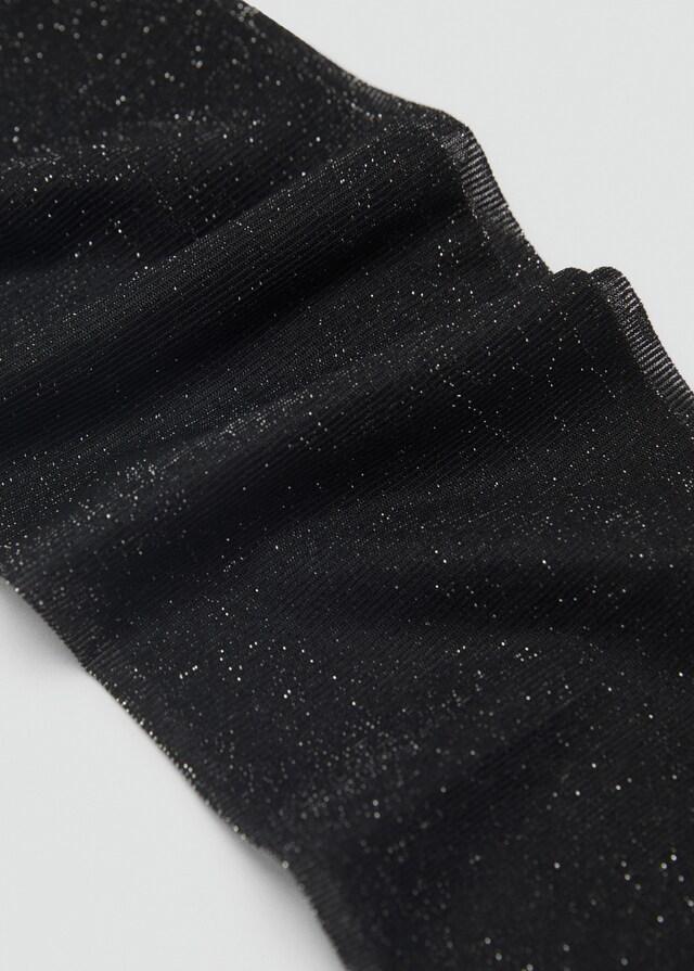 Mango Strumpfhose mit Lurex-Detail Speichern exportieren