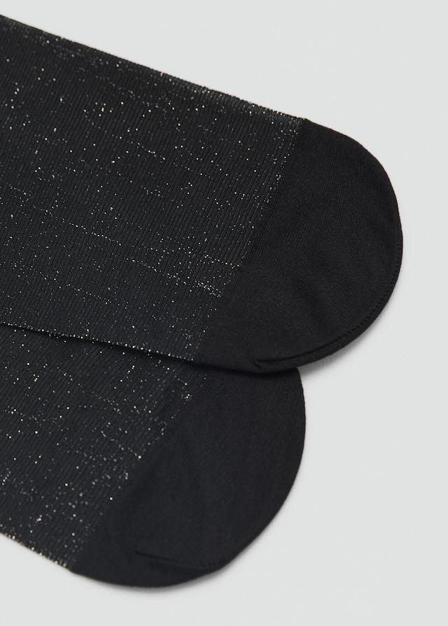 Mango Strumpfhose mit Lurex-Detail Speichern exportieren