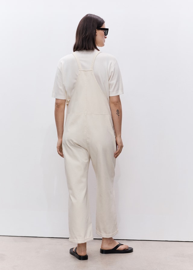 Mango Umstands-Latzhose aus Jeans Fabrikverkauf
