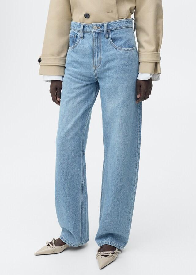 Mango Balloon-Jeans mit hoher Bundhöhe