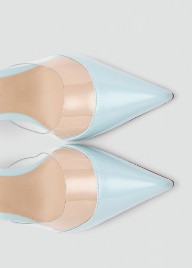 Mango Pumps mit Vinyl-Einsatz Top Angebot
