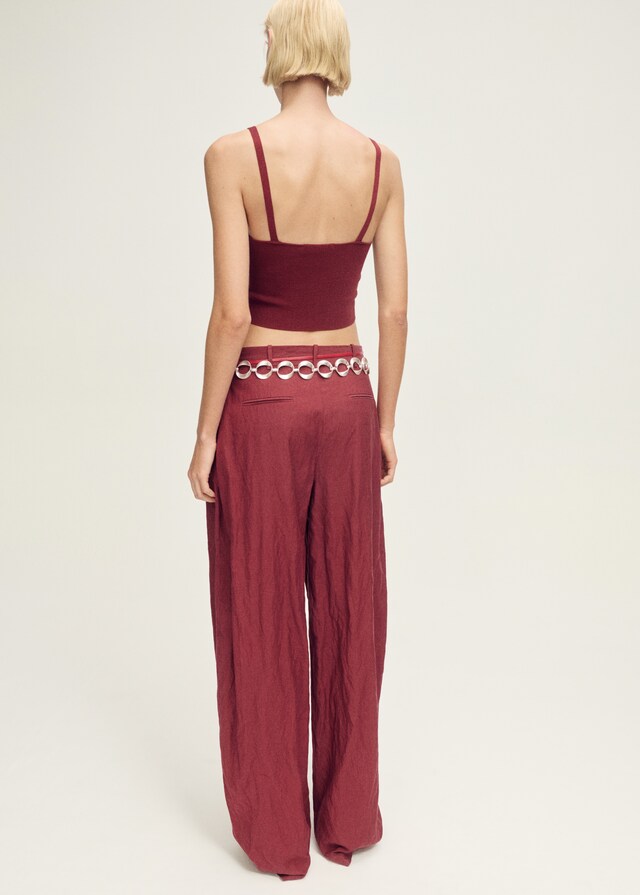 Mango Feinstrick-Top in Cropped-Länge Letzte 3 Tage