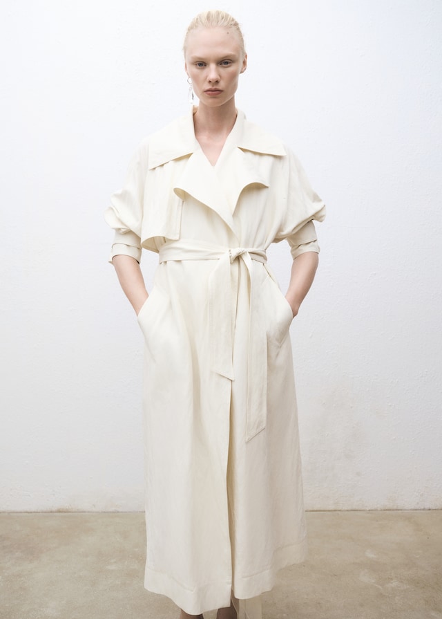 Mango Oversized-Trenchcoat mit Reverskragen Vierteljährliche Förderung