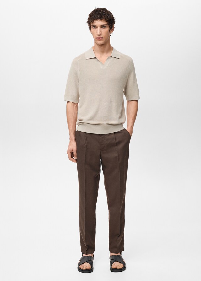 Mango Regular-Fit-Leinenhose Angebote
