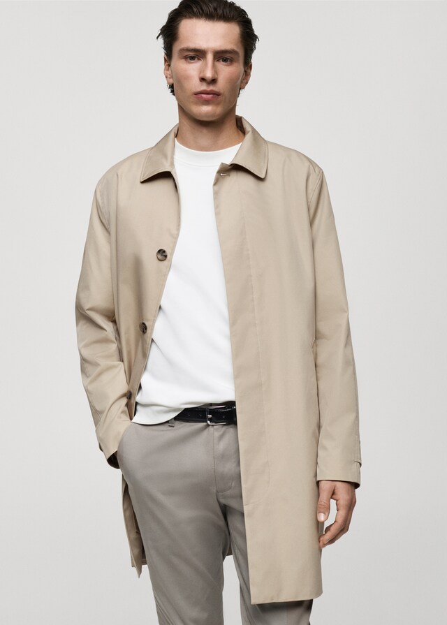 Mango Klassischer wasserabweisender Trenchcoat Flash Sale