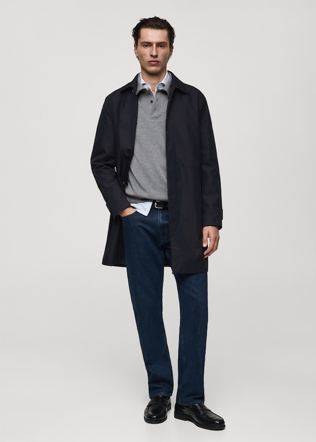 Mango Klassischer wasserabweisender Trenchcoat Online Shopping