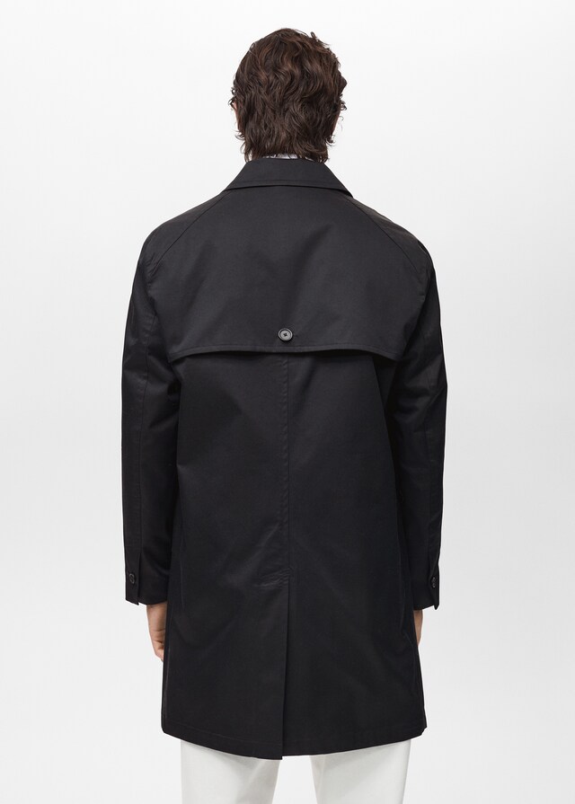 Mango Wasserabweisender Trenchcoat aus Baumwolle Exklusivangebot