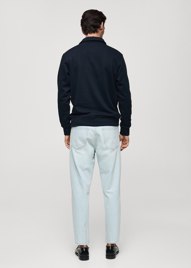 Mango Polo-Sweatshirt mit angerauter Innenseite und regulärer Passform Neuheiten