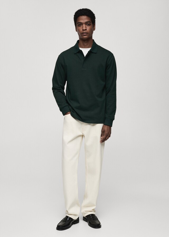 Mango Polo-Sweatshirt aus 100 % Baumwolle Saisonale Angebote