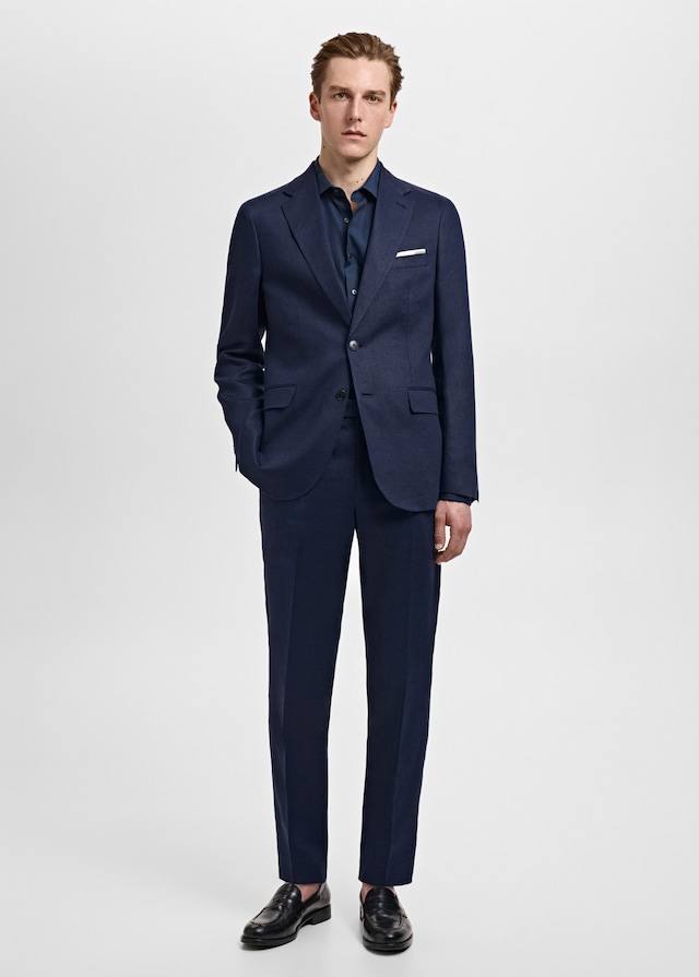 Mango Slim-Fit-Sakko Amalfi aus 100 % Leinen VIP-Rabatte