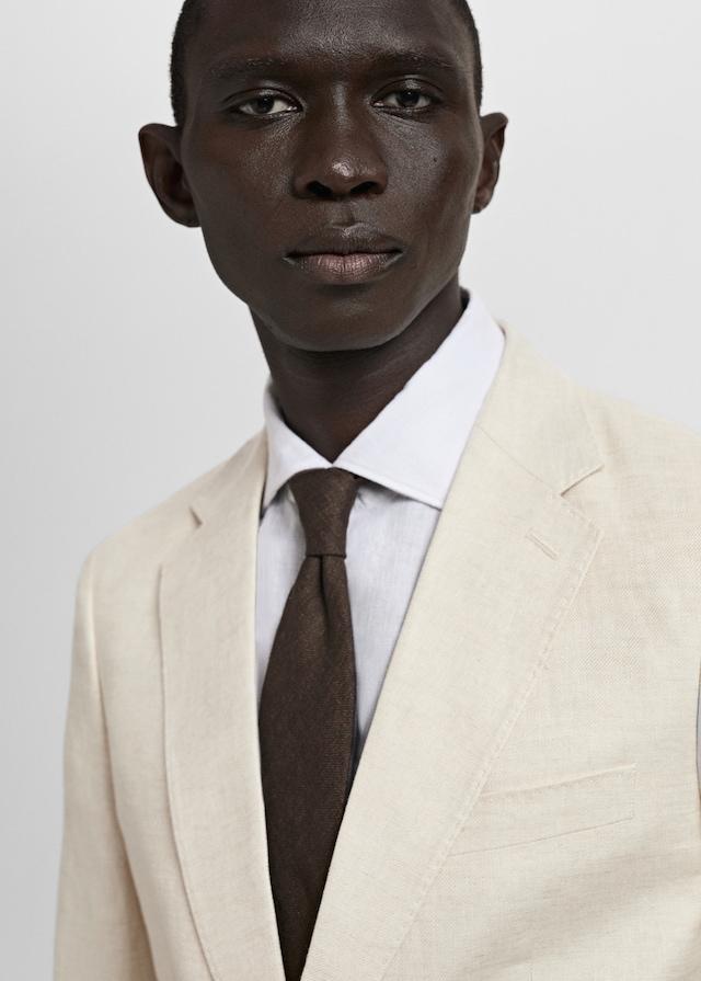 Mango Slim-Fit-Sakko Amalfi aus 100 % Leinen Super Sparpreis