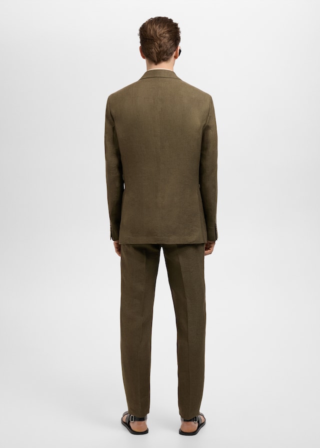 Mango Slim-Fit-Sakko Amalfi aus 100 % Leinen Kostenlose Rückgabe