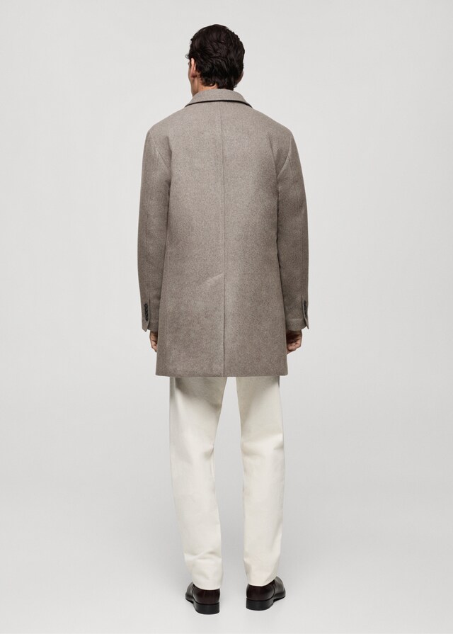 Mango Wollmantel mit gestepptem Innenfutter Neueste Stile