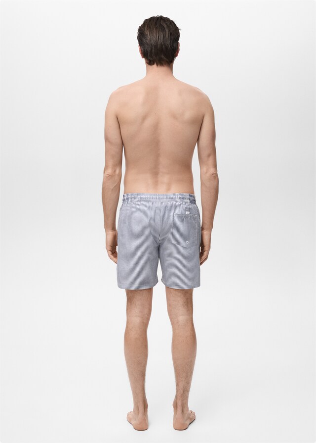Mango Badeshorts mit Seersucker-Effekt Letzte 2 Tage