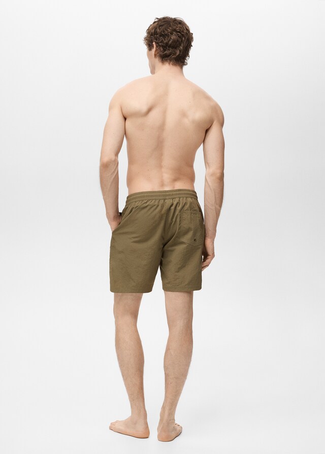 Mango Basic-Badeshorts mit Kordelzug Bis zu 60% Rabatt