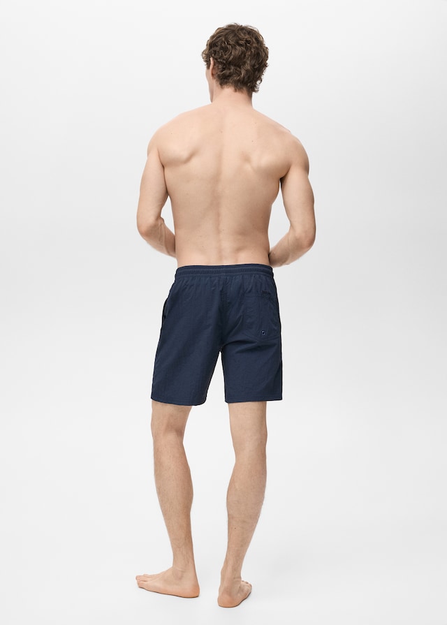 Mango Basic-Badeshorts mit Kordelzug Bis zu 65% Rabatt