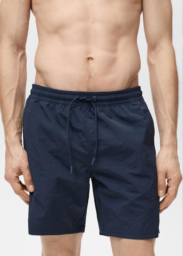 Mango Basic-Badeshorts mit Kordelzug Bis zu 65% Rabatt