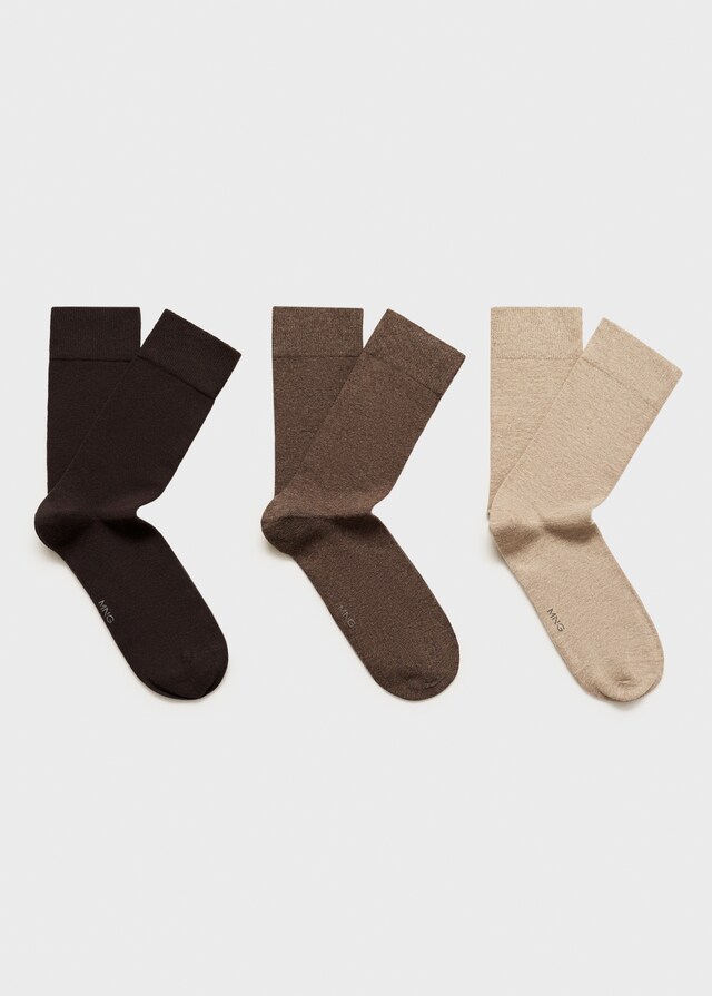 Mango 3-er Pack Baumwollsocken Nur noch ein Tag übrig