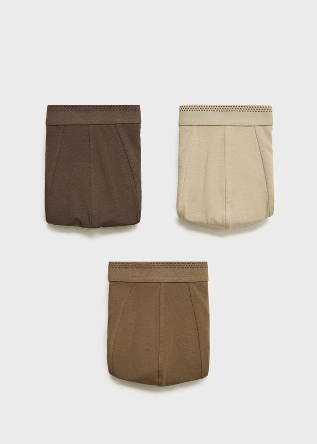 Mango 3er-Pack Baumwoll-Boxershorts Super Rabatt