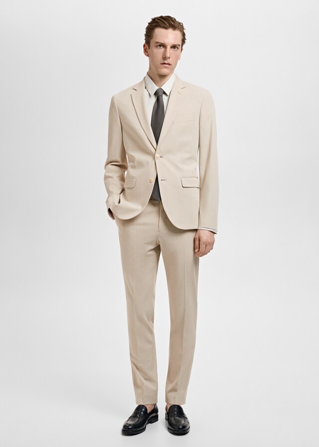 Mango Super Slim Fit-Anzugsakko aus Stretchgewebe Auslauf