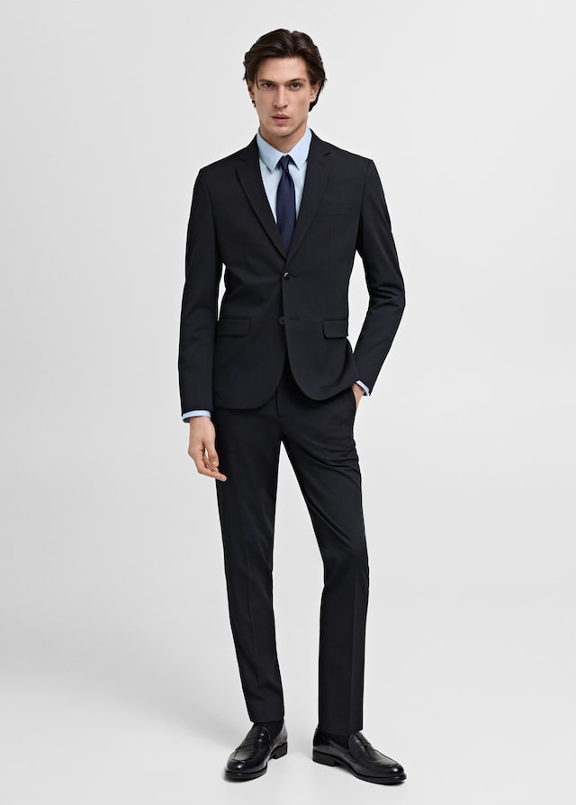 Mango Super Slim Fit-Anzughose aus Stretchstoff Meist gekauft