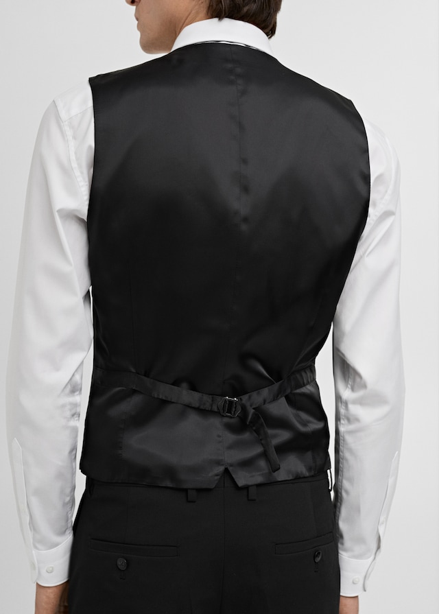Mango Super-Slim-Fit-Anzugweste Paris Kostenloser Versand