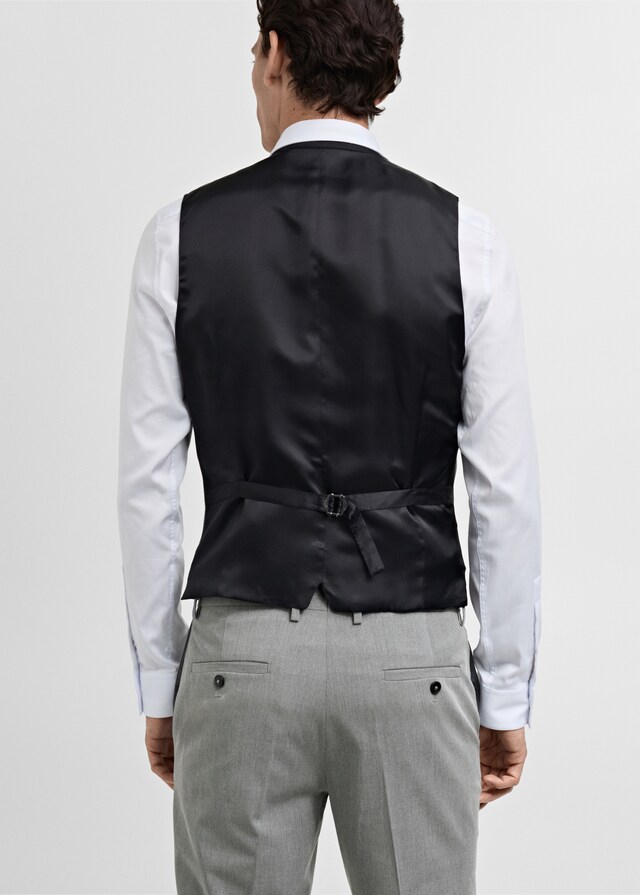 Mango Super-Slim-Fit-Anzugweste Paris Limitierter Zeitrabatt