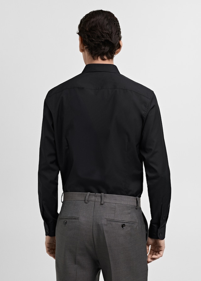 Mango Slim Fit-Oberhemd aus Baumwoll-Popeline Versandkostenfrei